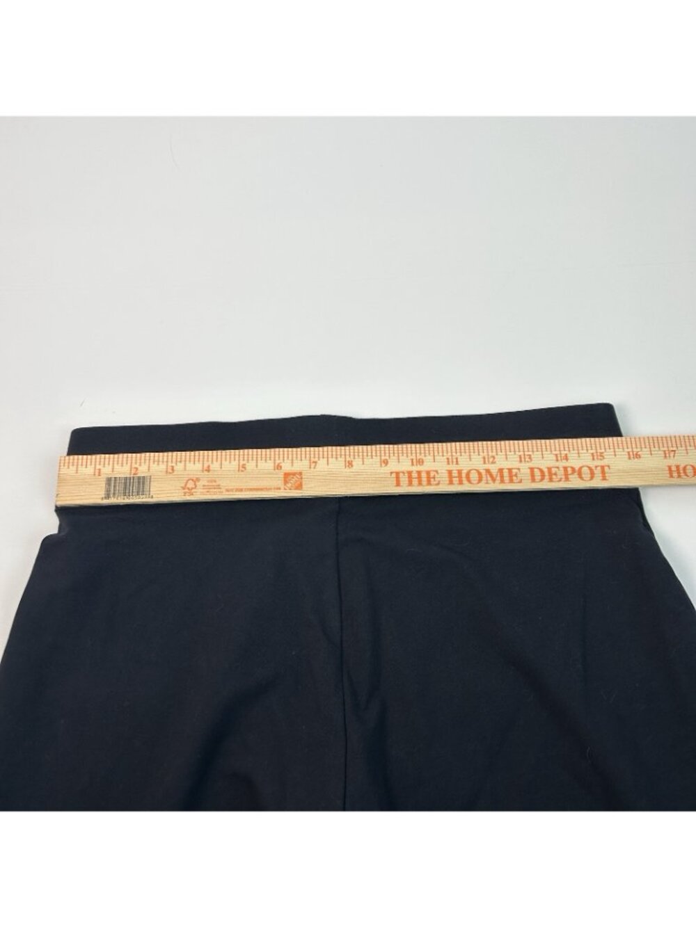 LANDS' END Starfish Slim Leg PANTS Womens ( SIZE M ) Black Mid Rise Pull On Knit - Picture 9 of 12